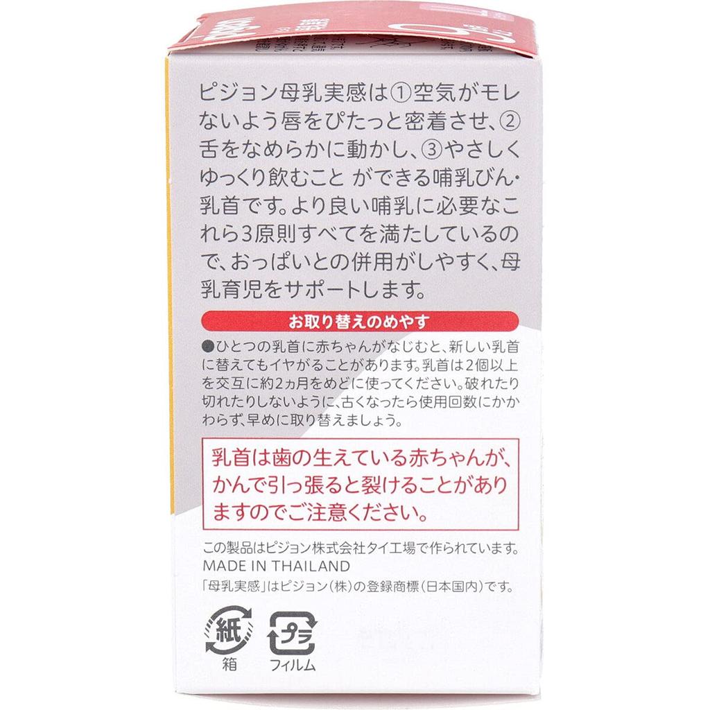 Pigeon Breastfeeding 9 Months and LL 2 Nipples Per Pack Nipple, Older, Size,