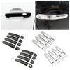 For Volkswagen VW Tiguan MK1 2007-2016 Carbon Fiber Color Decoration Modify Chrome Door Handle Cover Trim Protection