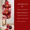 Wedding Venue Floating Red Balloons Package Engagement Decoration Road Guide Romantic Wedding Table Floating Bracket Arrangement