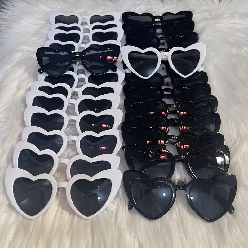 20 шт. Модные очки в форме сердца, идеально подходящие для свадеб, дней рождения, медового месяца, выпускных подарков и особых случаев