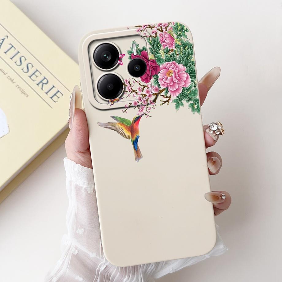 Для Xiaomi Redmi Note 14 Pro Plus / Redmi Note 14 14s Note14 Pro Чехол для телефона Силиконовый Мягкая задняя крышка Дракон Кот Цветок Бабочка