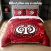 Mainz FC Design Bed Bedding Set 1 Duvet Cover + 2 Pillowcases Soft Breathable Household Bed Linens