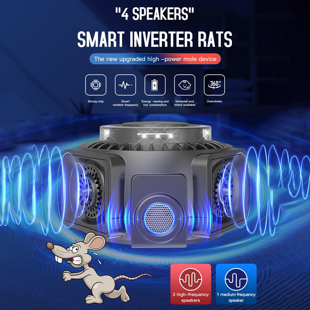 Ultrasonic Pest Repeller - Upgraded Mid-High Frequency Resonance Speaker - Multi-Dimensional