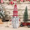 Dinner Party Table Decor Snowman Santa Claus Christmas Ornaments Bottle Dress Up Wine Bottle Cover