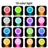 Новый портативный цветной светодиодный ночник на батарейках RGB16 цветов для кухни, прихожей, шкафа - яркое и стильное освещение Opti