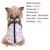 Pet Dog Clothes with Harness For Small Medium Dogs Cats Autumn Winter Warm Jacket Windproof Puppy Coat French Bulldog Overalls
