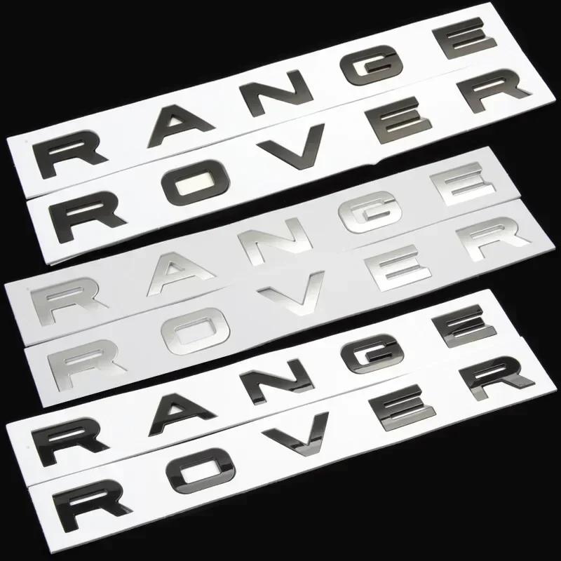 3D ABS Буквы Логотип Наклейка на Капот Автомобиля Значок на Капот Для Range Rover Эмблема L320 L322 L405 L494 Vouge Discovery Evoque Аксессуары