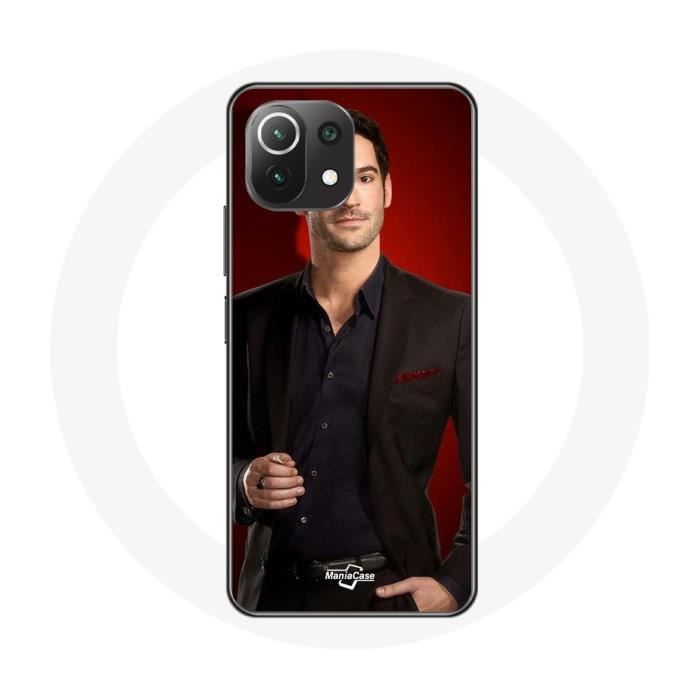 Coque - MANIACASE - Xiaomi Mi 11 Lite - Rouge - Souple - Lucifer Morningstar