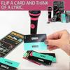 Игра для караоке Grab The Mic с карточками с текстами, 2-10 игроков, веселая настольная игра для детей и взрослых, идеально подходит для вечеринок и дней рождения - HZ
