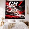 Cr7 Power Legend Wall Decor Tapestry Art For Pet Memorial Birthdaywedding Party Backdrop Family Gift