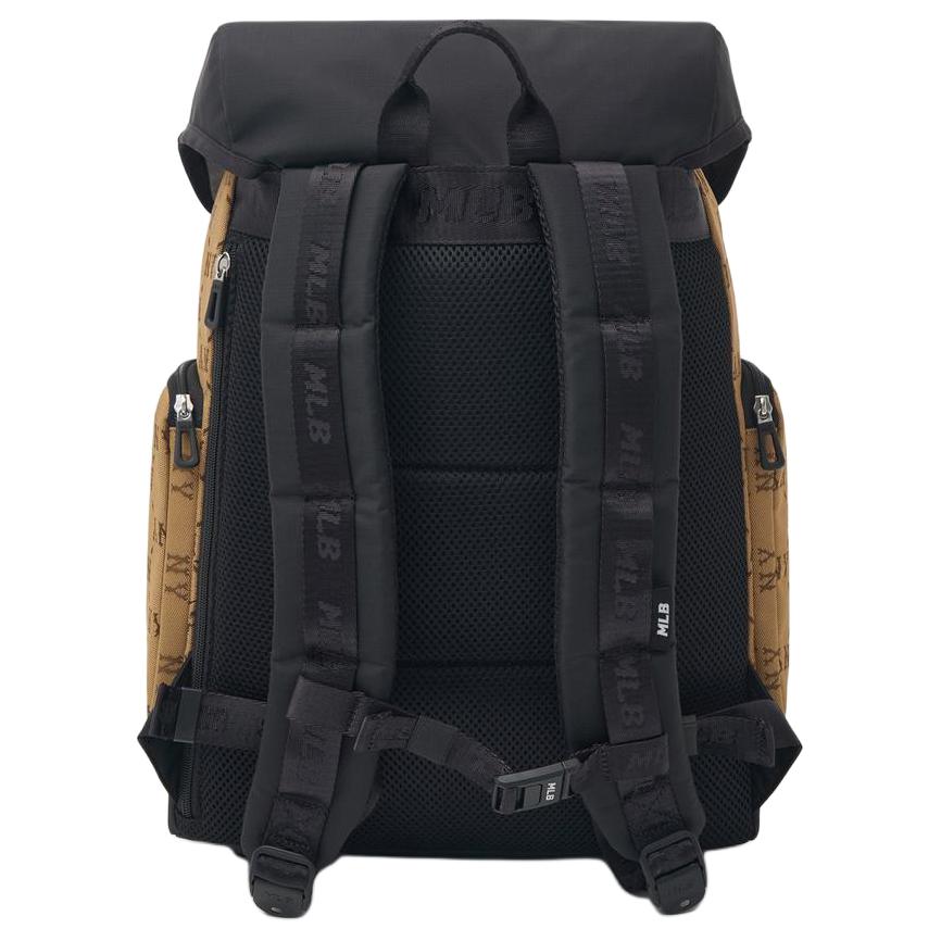 New MLB Polyester Backpack Regular Unisex Brown 7ABKRM14N-50BGS