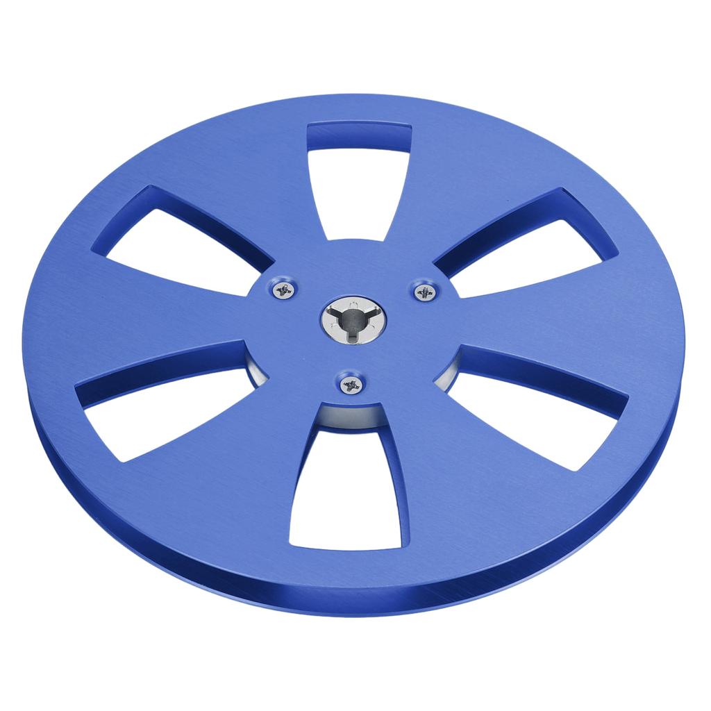 14 7 Inch Empty Tape Reel 6 Hole Aluminum Alloy Universal Open Reel Sound Tape Empty Reel for NAB