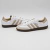 JI0218  adidas Samba OG Белый Коричневый Резина (Мужской)