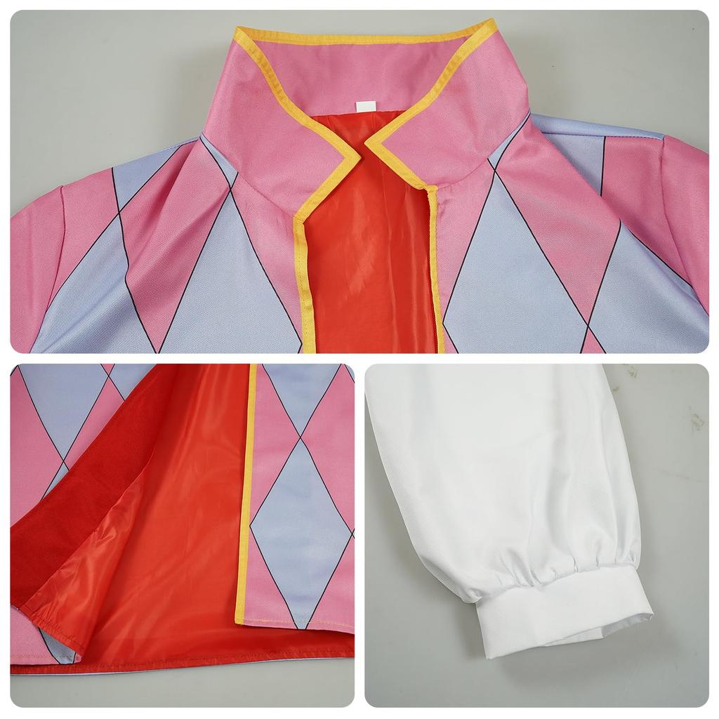 Костюм для косплея Агтопа Хаула с ожерельем и серьгами Костюм Софи для сценических выступлений и фотосессий Хэллоуин Размер [Включает парик] (Хаул, С)