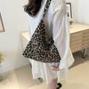 New Korean Style Korean Style Leopard Pattern Floral Cloth Bag Printed One-shoulder High-value Student One-shoulder Oblique Straddle Tote Bag