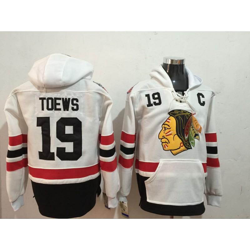 Mens Fleece-Lined Hooded Ice Hockey Sweatshirt With Embroidered Winter Sportswear Team Practice