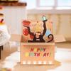 1 шт. Забавная обезьянка 3D Pop-Up Открытка С Днем Рождения Бумажное Приглашение Поздравительная Открытка для Детского Дня Рождения Свадебного Декора Принадлежности
