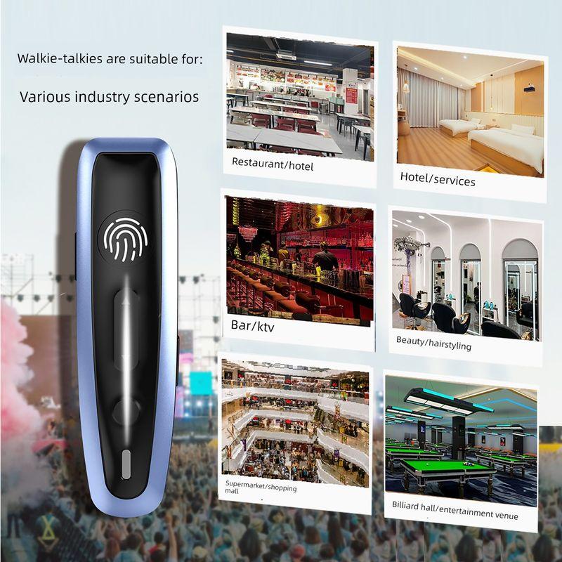 Ear-Hook Intercom 2026 New Model Small Mini Public Network Wireless Headset for Catering, Hotels, Restaurants