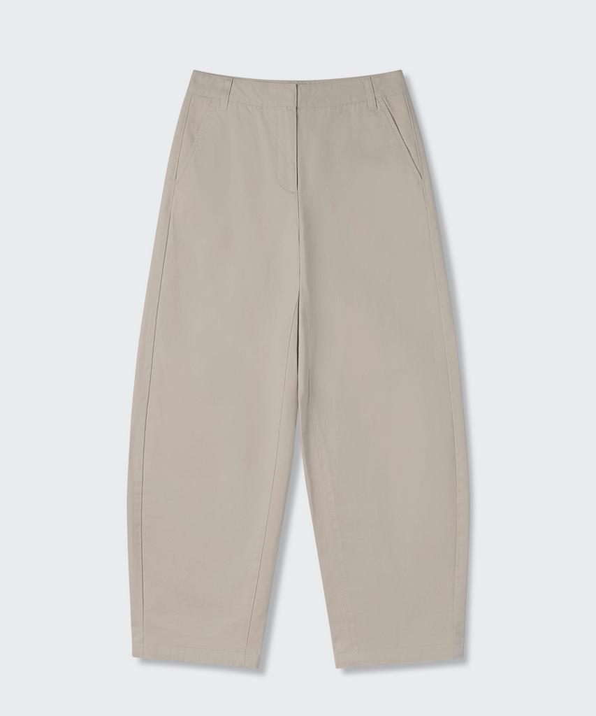 MUSINSA STANDARD WOMAN Curved Chino Pants [Cream]