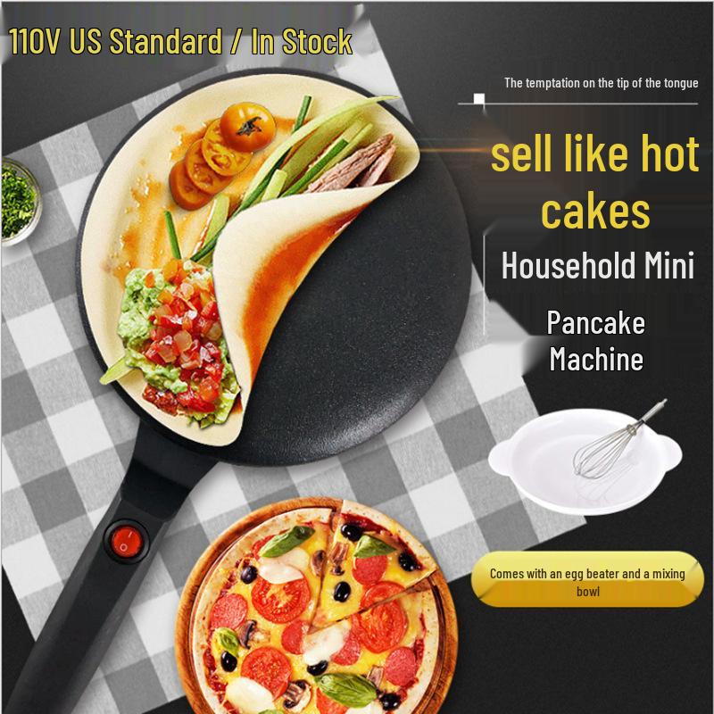 Электрическая блинница и сковорода для панкейков 110В с бесплатной доставкой