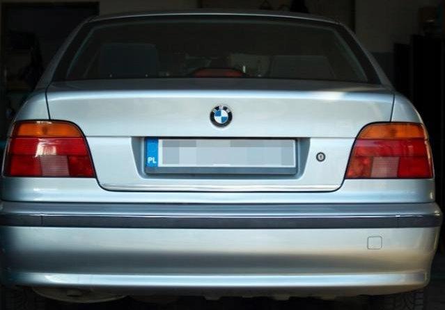 Хромированная накладка на багажник BMW 5 E39 для тюнинга