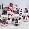 Cross-border Christmas Snowman Plush Doll Ornament Gift Set