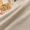 ZISIZ Cotton Linen Style Thickened Rectangular Tablecloth