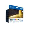 Pack of 4 Brother LC1100 Ink Cartridges - Black, Yellow, Cyan, Magenta - Original - Blister