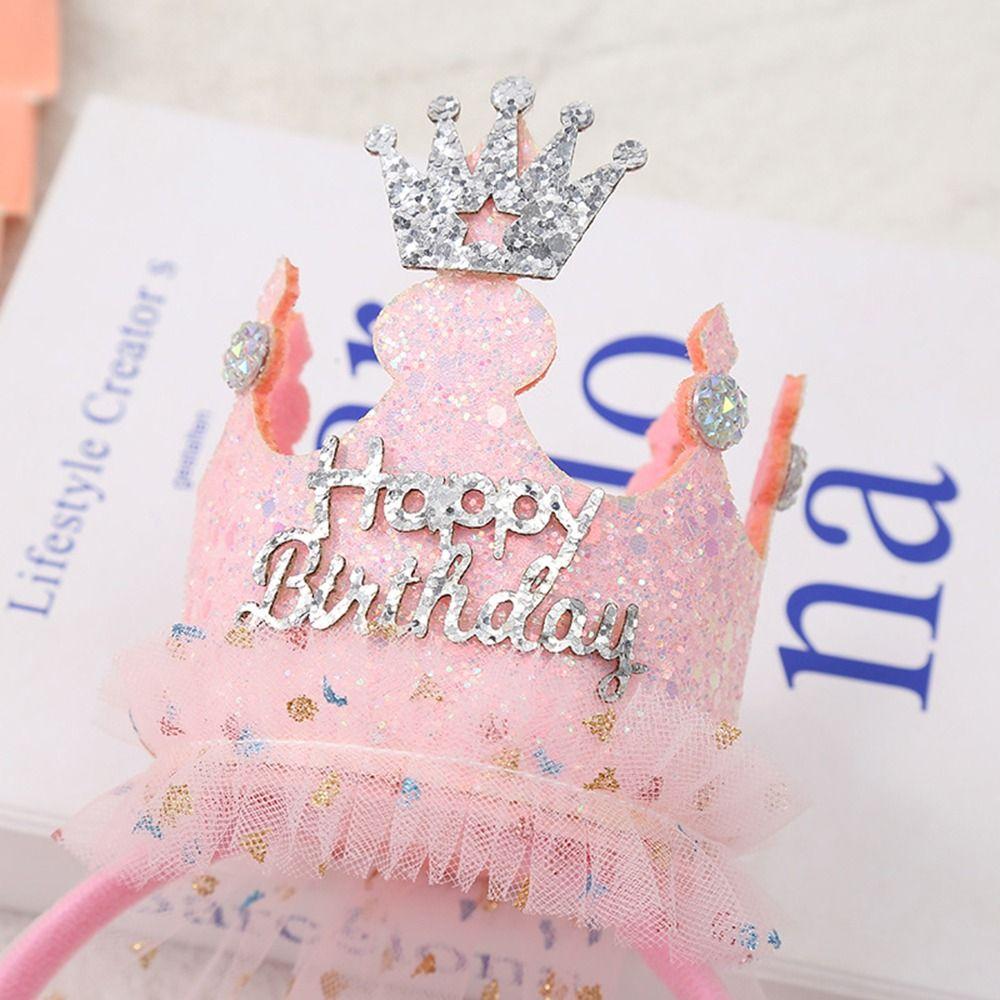 Hair Decor Sequin Headwear Hair Accessories Korean Style Headband Girls Hair Hoop Birthday Hairband