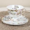 Bone China Coffee Cup and Dish Set Ceramic Afternoon Tea Cup