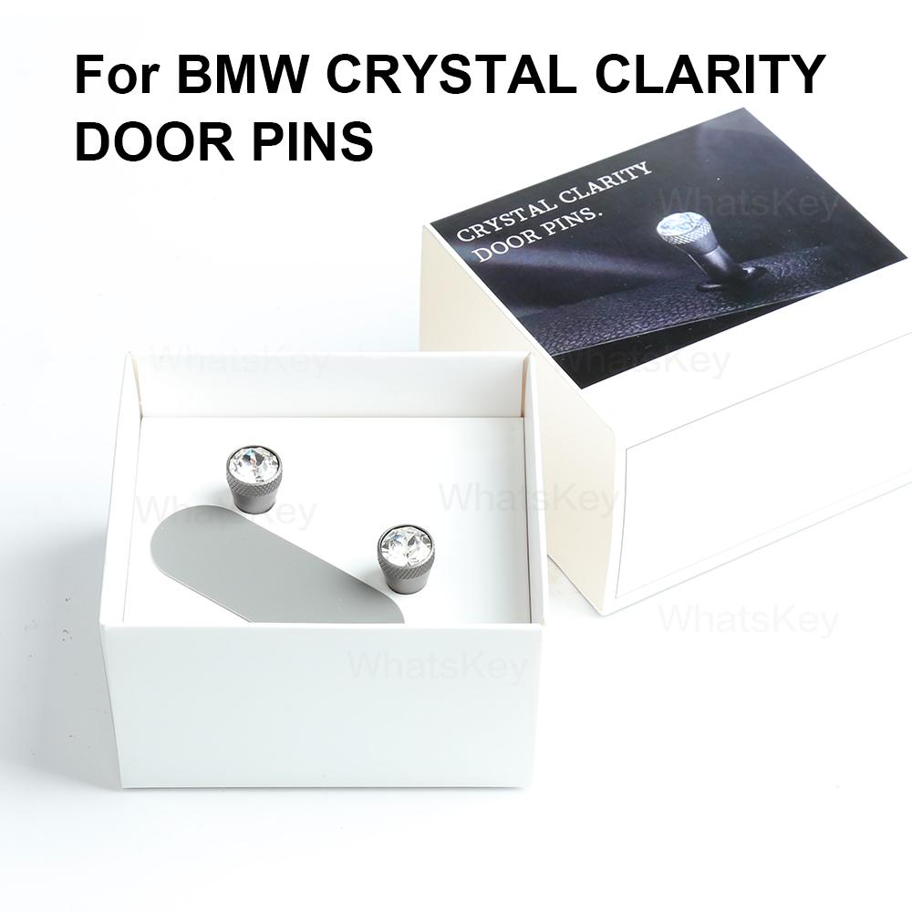 4 шт. для BMW Crystal Door Pin Lock Universal для всех моделей F10 F20 F30 G20 G30 G05 для Mini Cooper Easy Install Car Interior Accessories