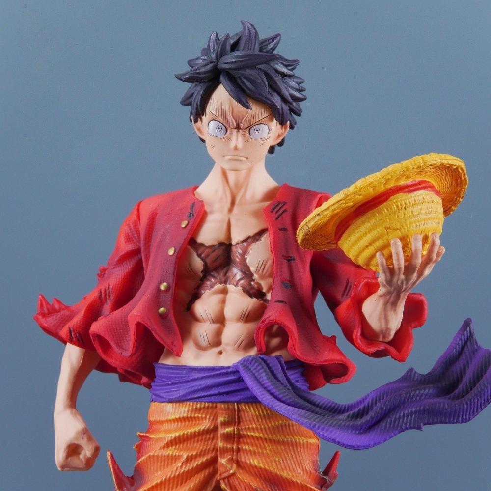 24 см/9,45 дюйма Аниме ONE PIECE Фигурка Обезьяна Д. Луффи Фигурки Действия ПВХ Статуя Настольное Украшение Коллекционная Модель Игрушки Подарки
