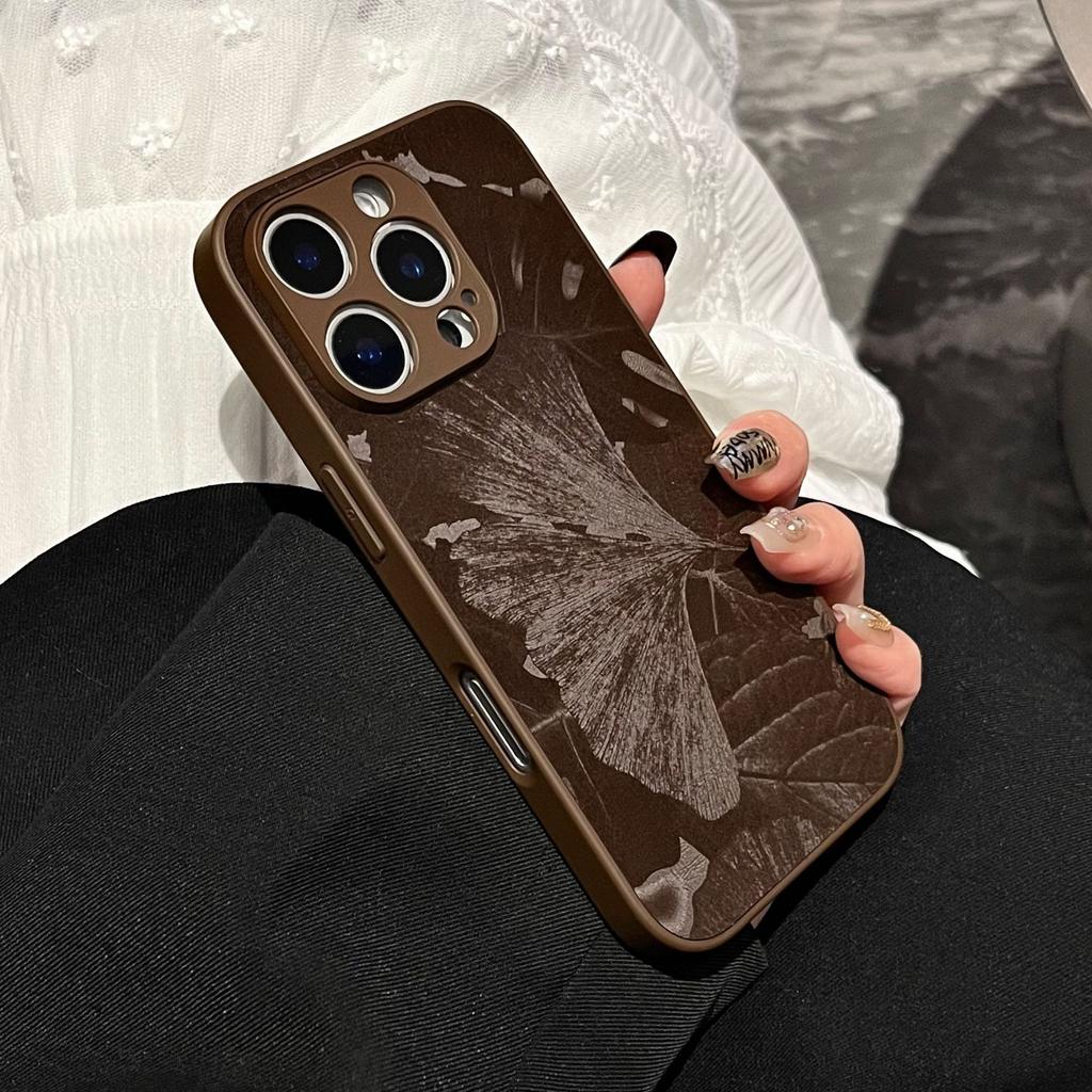 Подходит для кожаного чехла IPhone16E Apple 15PROMAX Серия Phantom Полностью закрывающий противоударный защитный чехол