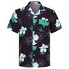 Рубашка мужская гавайская с короткими рукавами и принтом кокосовой пальмы, хип-хоп мода, повседневная рубашка на пуговицах, пляжное лето