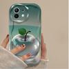 Чехол для телефона Зеленое яблоко Для Oppo Reno15 Reno14 Reno13 Reno12 Reno11 Reno8 Reno7 Reno5 Reno4 Z F T F29 Pro 5G Задняя крышка