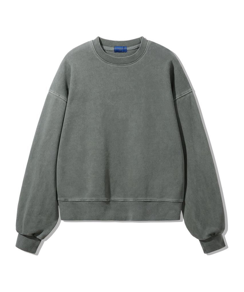 ALVINCLO Pigment Crop Sweatshirt Dlx2975 (4 Colors)