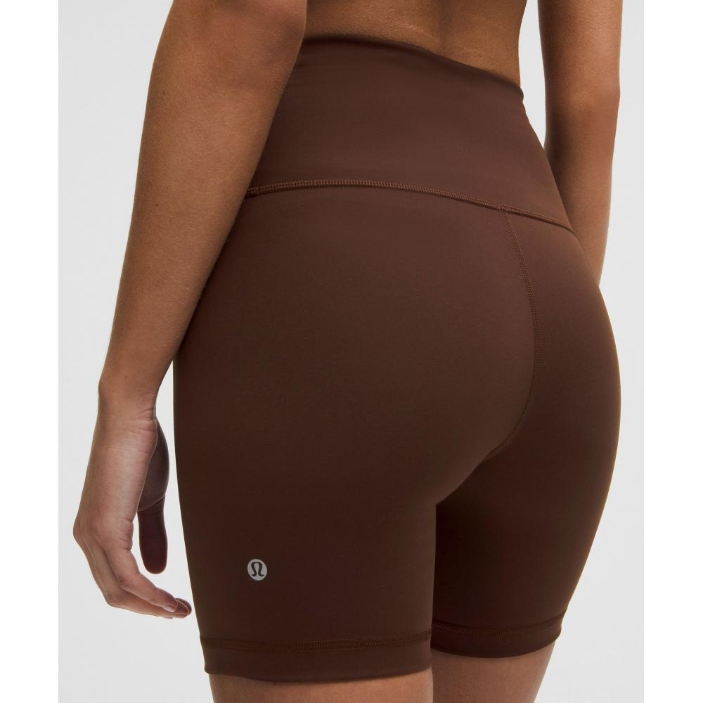 Lululemon Wunder Train High Rise Short 6  Lava Cake