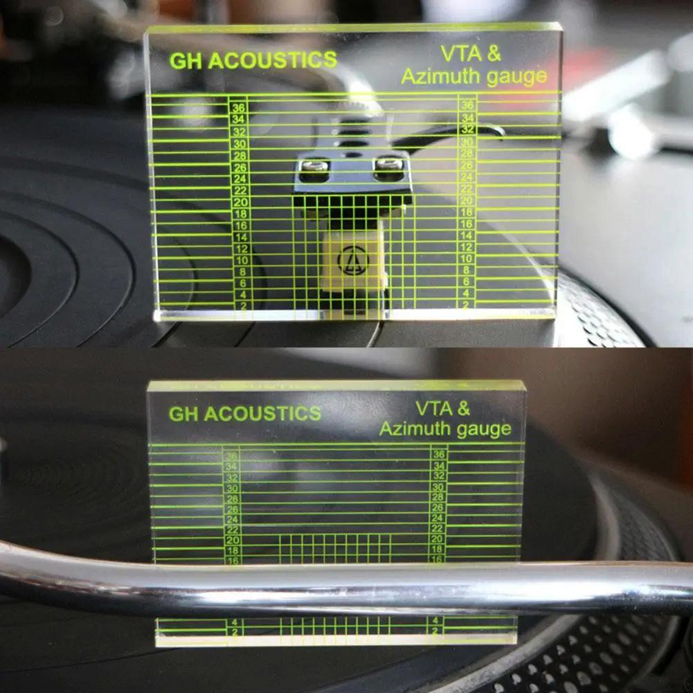 Картридж для проигрывателя Тонарм VTA Баланс Измерительный Азимут Горизонтальная Регулировка Линейка Инструмент Для LP Винилового Проигрывателя Фонограф