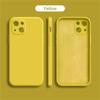 Жидкий силиконовый цветной роскошный чехол для телефона iPhone15 14 13 12 11 Pro Case 7 8 Plus SE X XS Max XR цветная мягкая задняя крышка