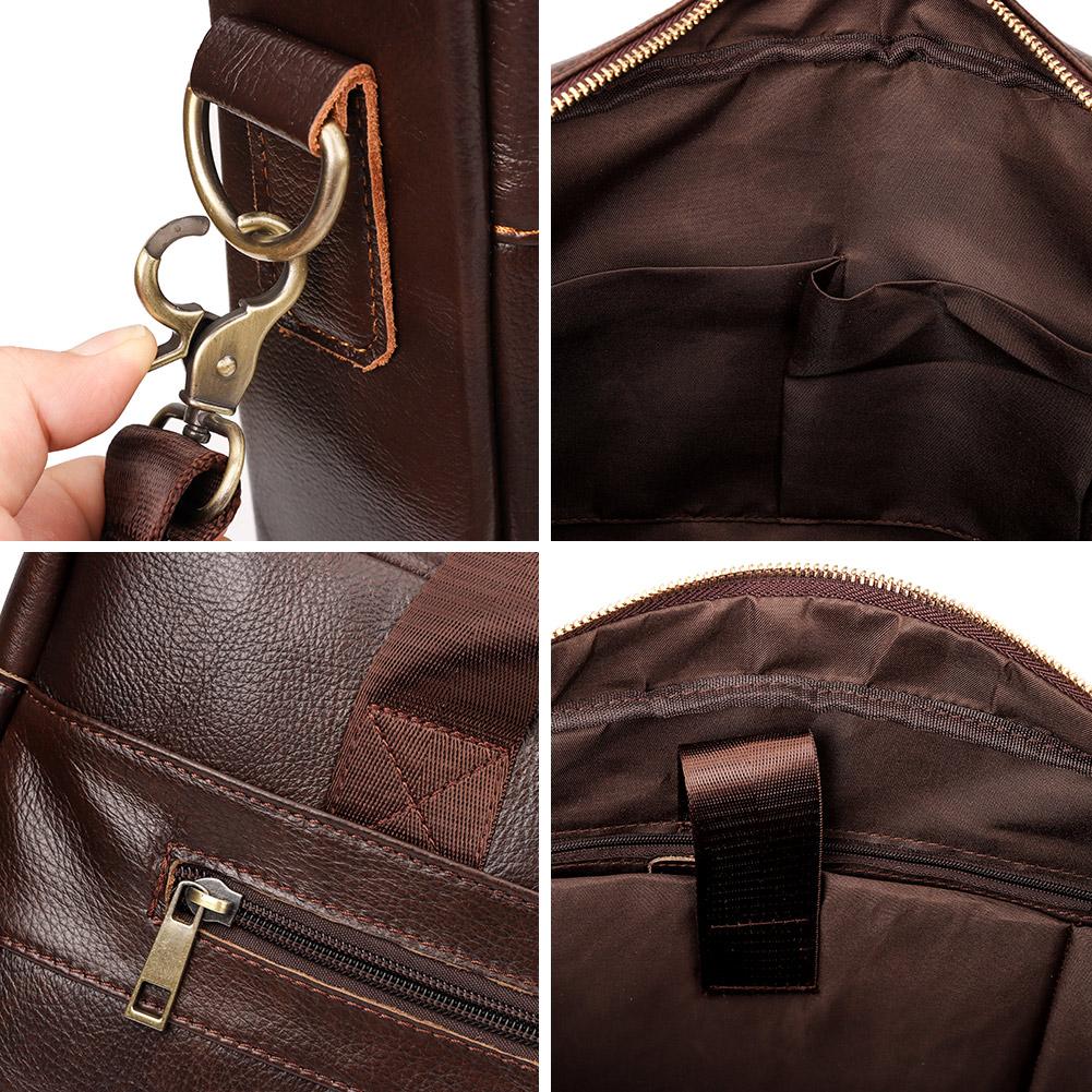 Humerpaul Мужские сумки и сумки на ремне из натуральной кожи, сумки для компьютера большой вместимости двойного назначения