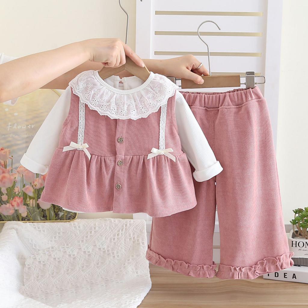 Детский повседневный комплект с длинным рукавом, удобные наряды для повседневной носки