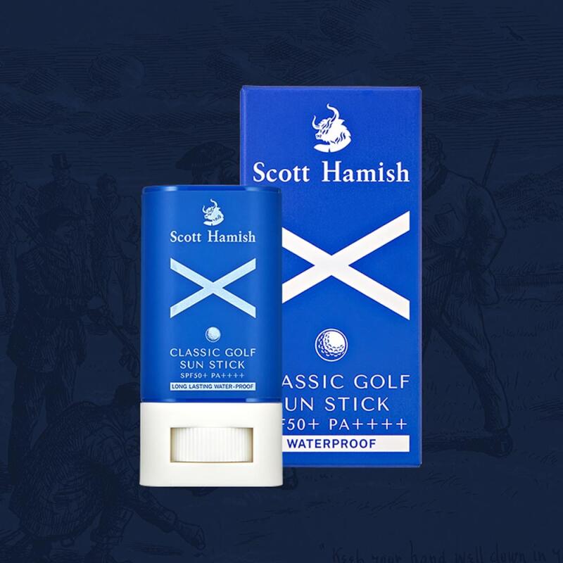 Scott Hamish Классический солнцезащитный стик для гольфа 18,5 г SPF 50+ PA++++