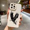 Phone Case For Xiaomi Redmi Note 13 12 11 10 14 Pro Plus 5G 12S Eagle Spreads Its Wings Painting Cover Redmi 13C 14C 4G Fudas