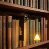 Wall Mounted Halloween Bookshelf Lamp Pumpkin Pendant LED Library Lantern  Office