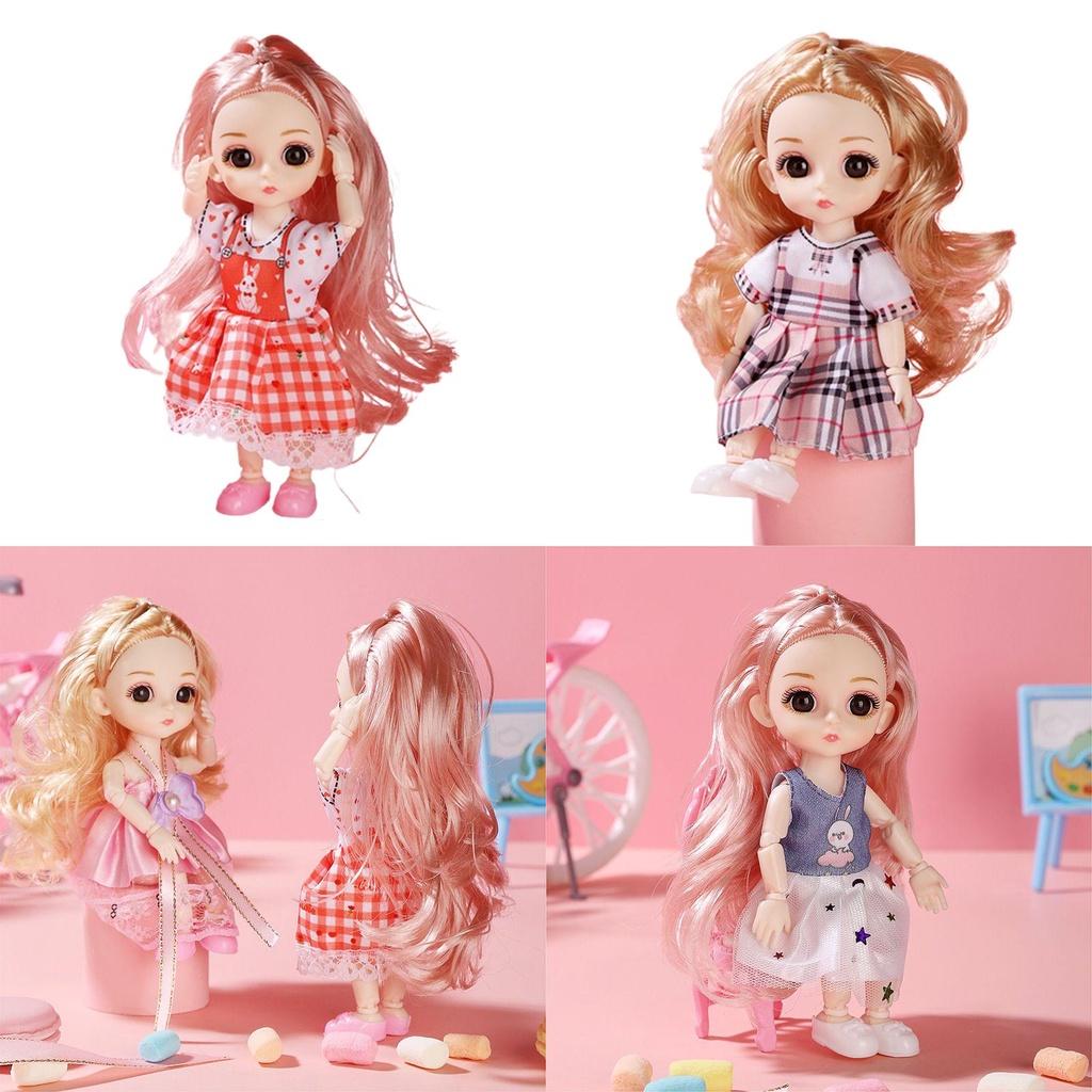 1/12 6,6 дюйма Bjd Куклы-принцессы Милые Подвижные суставы Детский подарок на день рождения