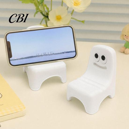 Нескользящая подставка для телефона, держатель 3D-печати, компактная подставка в форме стула-призрака, кухонный держатель, портативная, нескользящая, декоративная для дома, офиса, путешествий