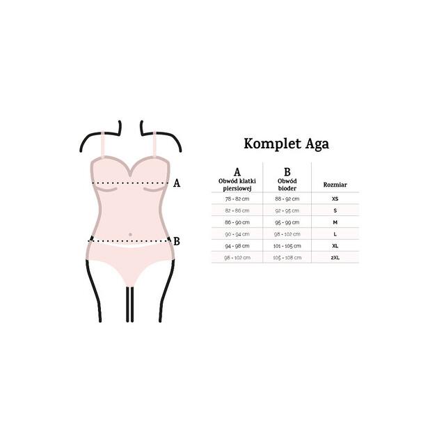 Комплект белья DKaren Lingerie Aga