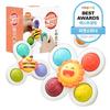 Keyzus Bingle Spin Pop Rattle Toy Set of 3, Korean Popular Puzzles