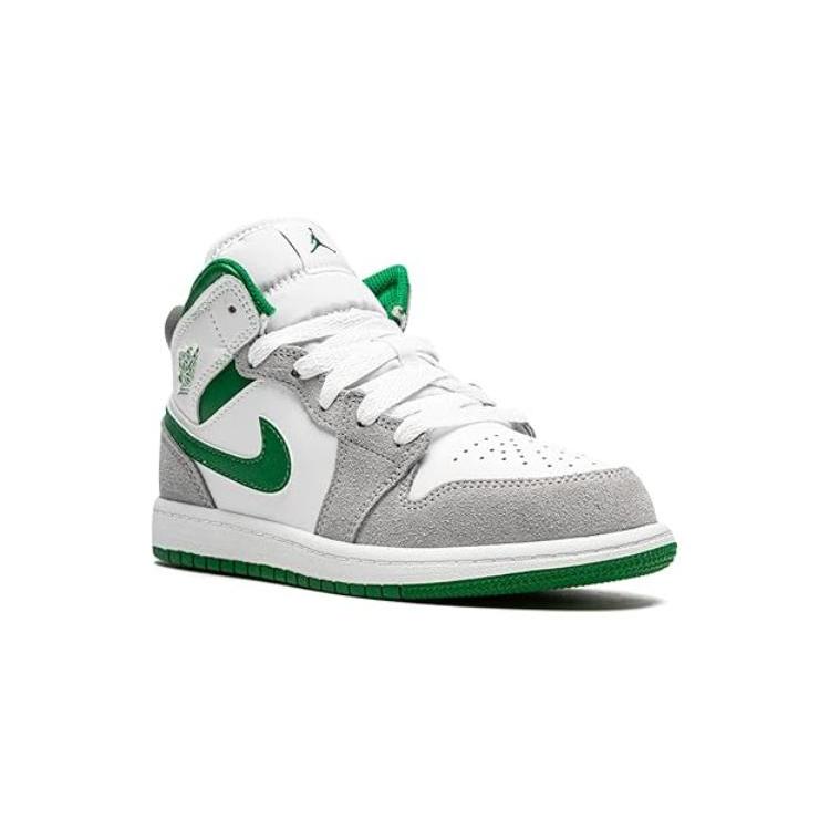 Jordan 1 Mid SE White Pine Green Smoke Grey PS DC7249-103