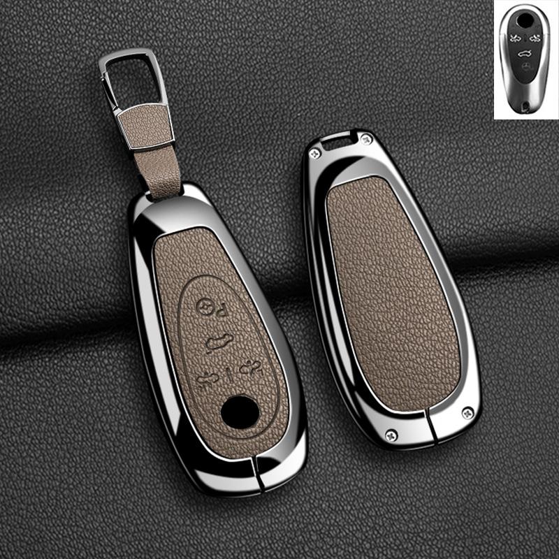 Suitable for Morris Garage MG Cyberster 2024 2026 zinc alloy car smart remote key cover protective shell car key bag buckle